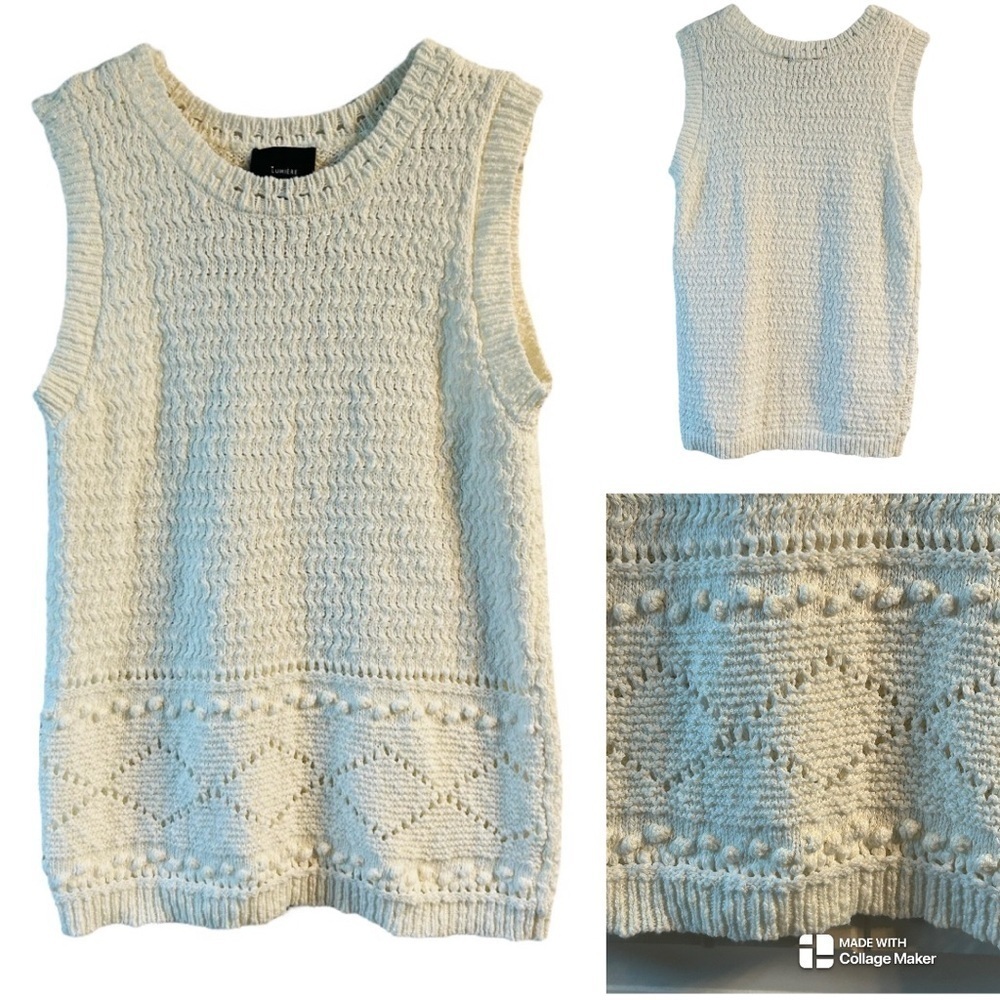 Lumiere Sleeveless Knit sweater